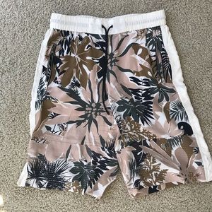 Rag & Bone Floral Drawstring Shorts
